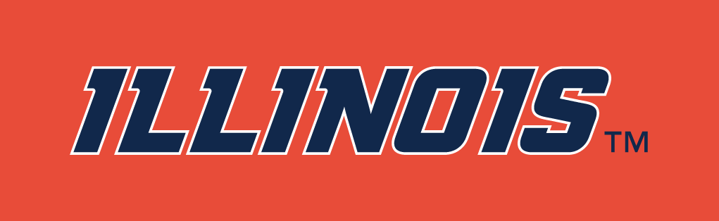 Illinois Fighting Illini 2014-Pres Wordmark Logo 08 iron on paper